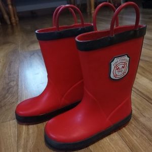 Firefighter rain boots